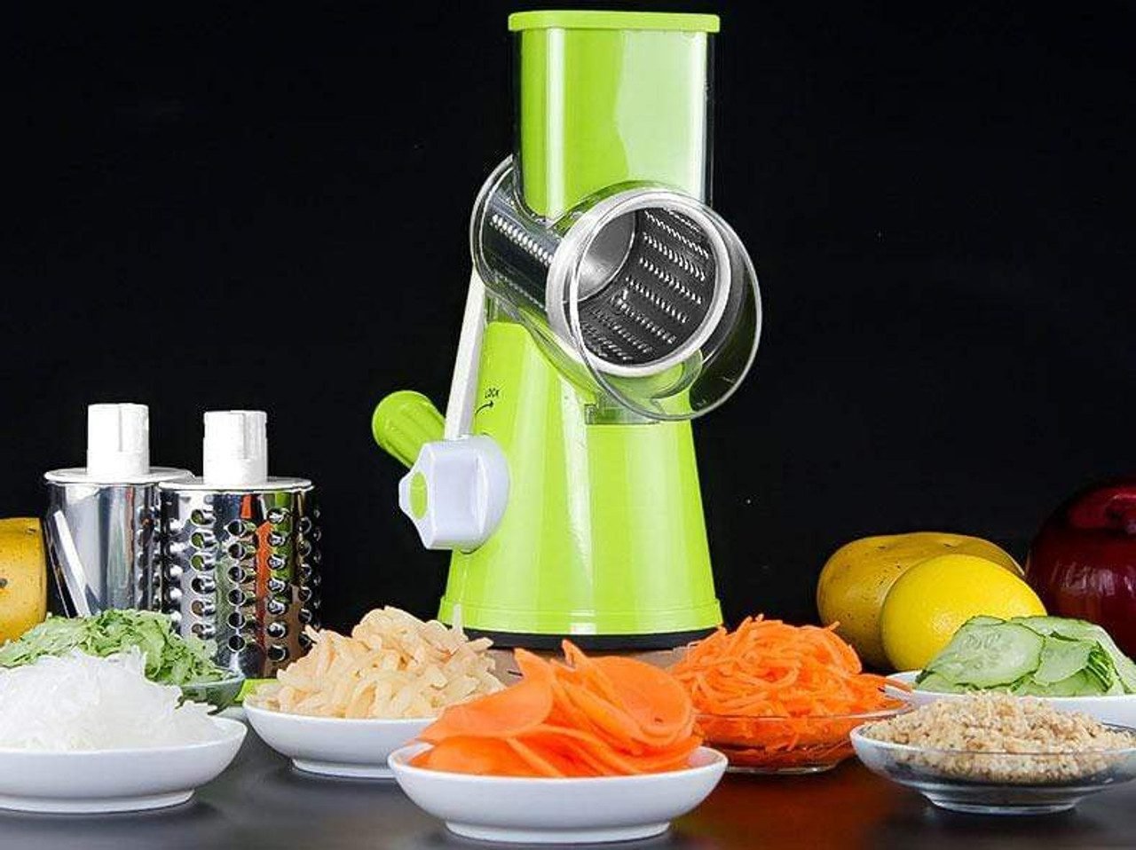 2022_12_1-29 (1) Manual Vegetable Cutter Slicer Multifunctional Round Slicer Gadget Multifunction Kitchen Gadget Food Processor Blender Cutter