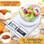 Digital Kitchen Weight Scale | 10 kg Capacity | Measures in g & oz | Without LED
