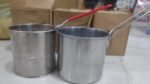 This Stainless Steel Deep Fryer Pot is designed for convenient and efficient deep frying at home or in small food setups. It comes with a sturdy outer pot and a removable perforated inner basket that allows excess oil to drain easily after frying. The long heat-resistant handles provide a secure grip, making it easier to handle during cooking. Suitable for frying fries, chicken, nuggets, samosas, and other snacks, this fryer is a practical addition to any kitchen. Key Features: