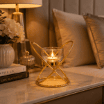 candle holder in gold